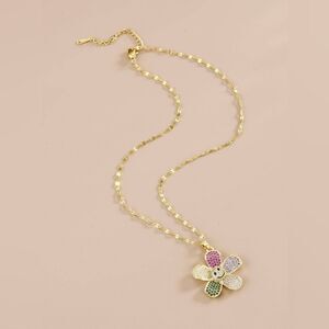 Daisy happy face necklace N736